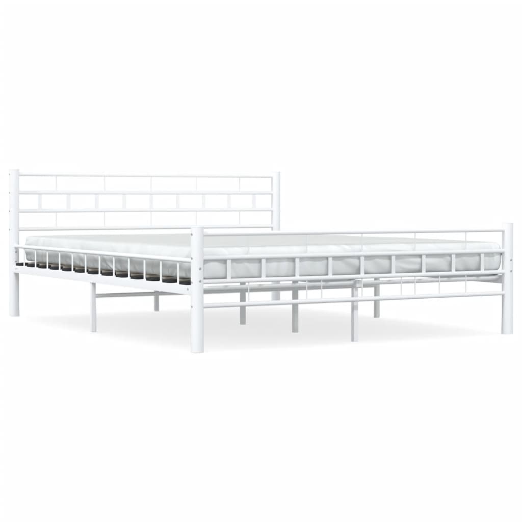 Giroletto Bianco in Metallo 160x200 cm | homemem39