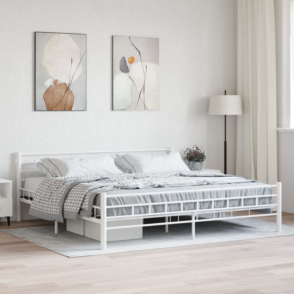 Giroletto Bianco in Metallo 200x200 cm | homemem39