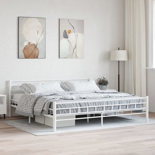 Giroletto Bianco in Metallo 200x200 cm | homemem39