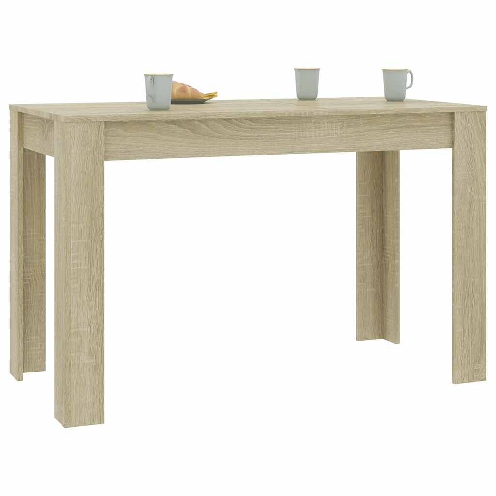 Tavolo da Pranzo Rovere Sonoma 120x60x76cm in Legno Multistrato | homemem39
