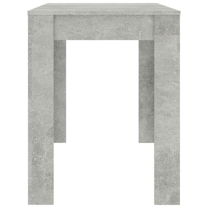 Tavolo da Pranzo Grigio Cemento 120x60x76 cm Legno Multistrato - homemem39