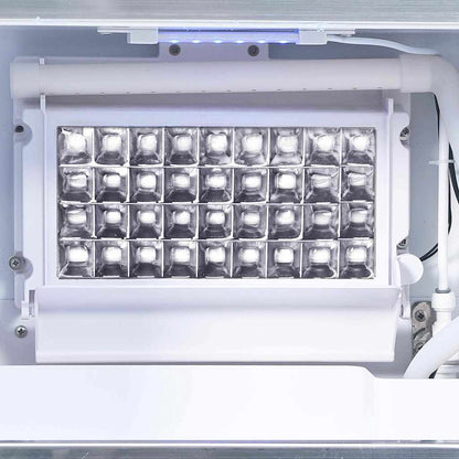 Creatore di cubetti di ghiaccio Argento 43 x 40 x 71 cm