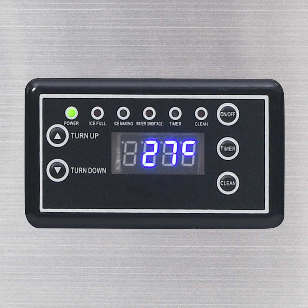 Creatore di cubetti di ghiaccio Argento 43 x 40 x 71 cm