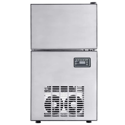 Creatore di cubetti di ghiaccio Argento 43 x 40 x 71 cm