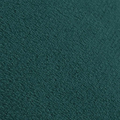 Sgabello Verde Scuro e Oro in Velluto 28 x 36 cm - homemem39