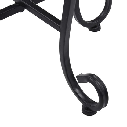 Tavolini con Mosaico 3 pz Terracotta e Bianco in Ceramica - homemem39