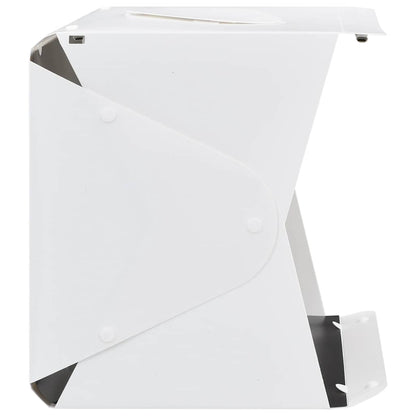 Light Box per Studio Foto a LED 40x34x37 cm in Plastica Bianco - homemem39