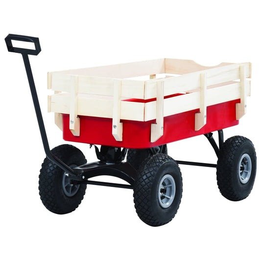 Carrello a Mano 150 kg Rosso - homemem39