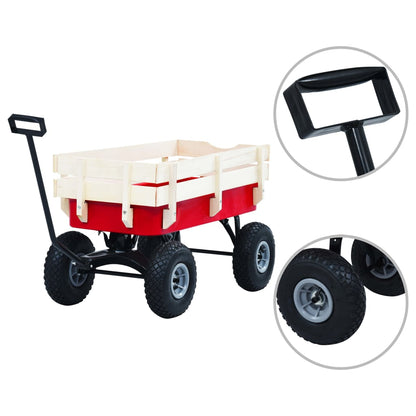 Carrello a Mano 150 kg Rosso - homemem39