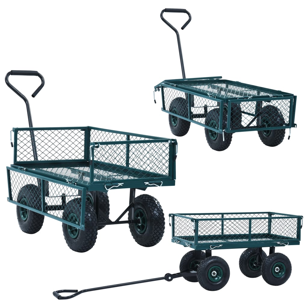Carrello a Mano da Giardino Verde 250 kg - homemem39