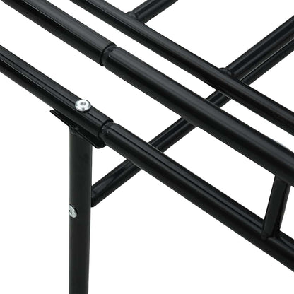 Telaio Divano Letto Nero in Metallo 90x200 cm