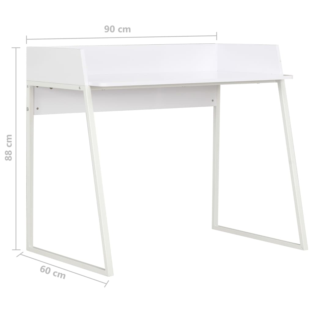 Scrivania Bianca 90x60x88 cm | homemem39