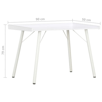 Scrivania Bianca 90x50x79 cm - homemem39