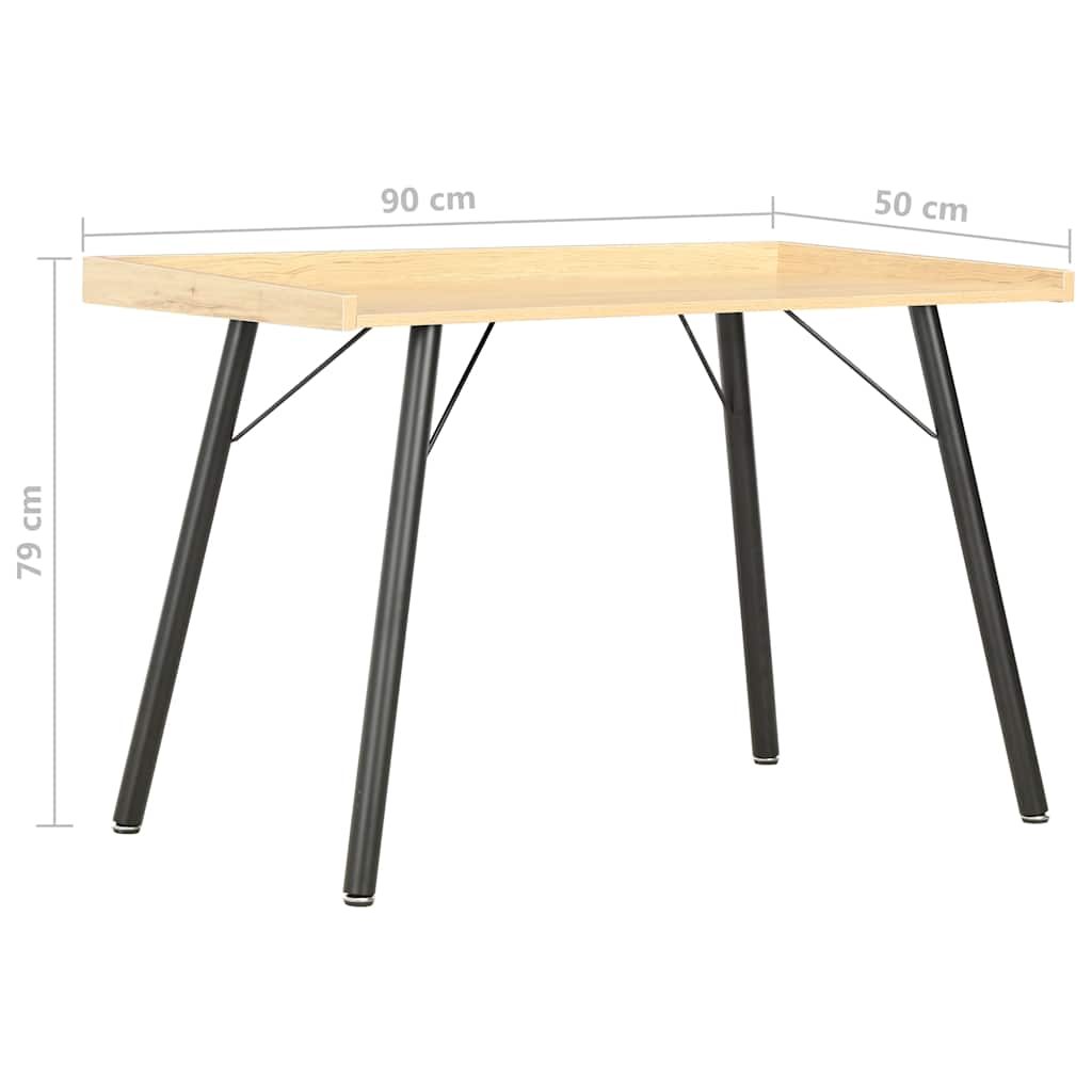 Scrivania Rovere 90x50x79 cm | homemem39
