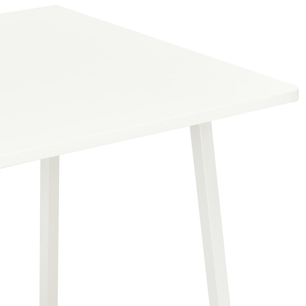 Scrivania con Mensole Bianca 102x50x117 cm - homemem39