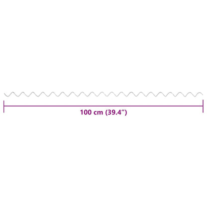 Spirali per Gabbioni 24 pz in Acciaio Zincato 100 cm | homemem39