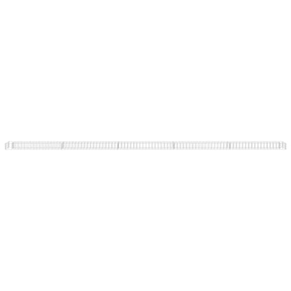 Gabbione Letto Rialzato in Acciaio Zincato 450x30x10 cm | homemem39