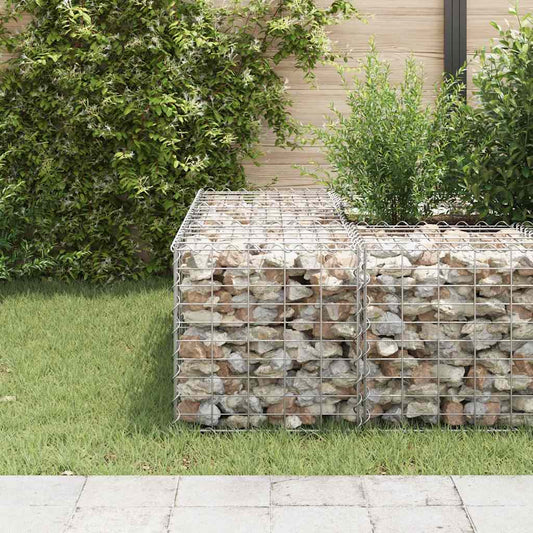 Gabion Raised Bed Cube in Steel Wire 50x50x50 cm