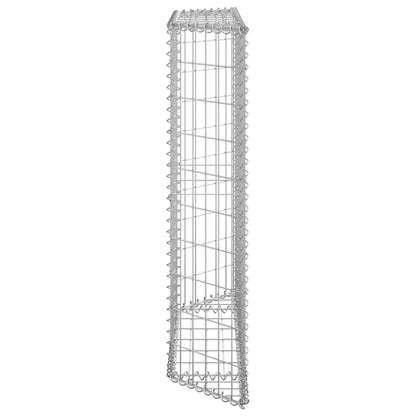 Gabion Raised Bed Trapeze Galvanized Steel 100x20x100 cm