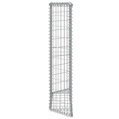 Gabion Raised Bed Trapeze Galvanized Steel 100x20x100 cm