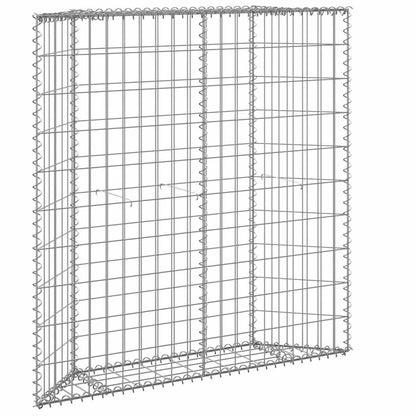 Gabion Raised Bed Trapeze Galvanized Steel 100x20x100 cm