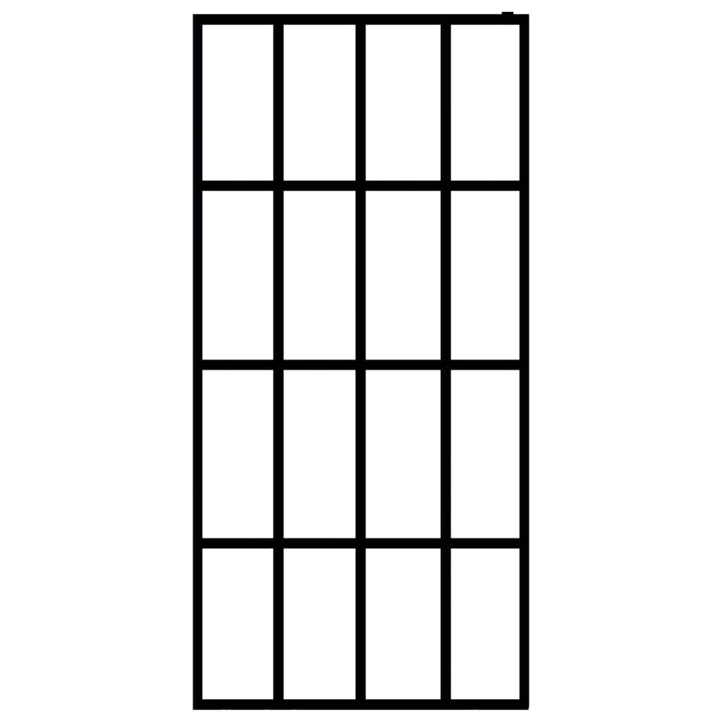 Cabina Doccia con Vetro Temperato Glassato 90x195 cm