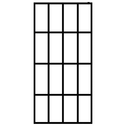 Cabina Doccia con Vetro Temperato Glassato 90x195 cm