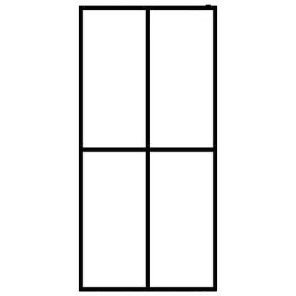 Cabina Doccia con Schermo in Vetro Temperato Glassato 80x195 cm