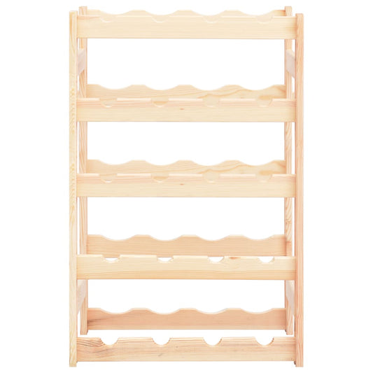 Portavini da 20 Bottiglie in Legno di Pino