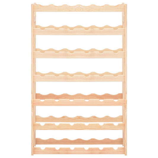 Portavini da 42 Bottiglie in Legno di Pino