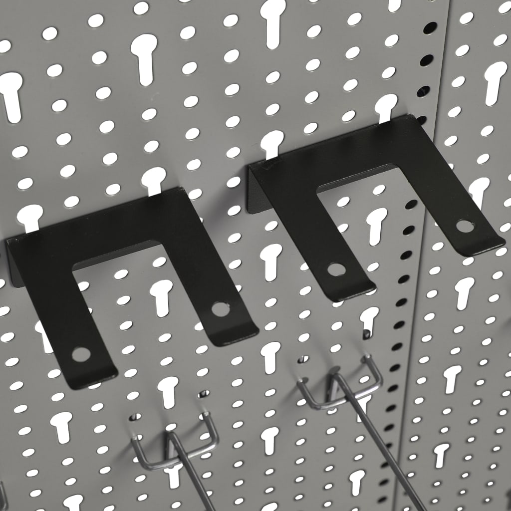 Pannelli per Utensili a Parete 4 pz 40x58 cm Acciaio | homemem39