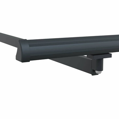 Tenda da Sole Antracite 4.5 x 2.5 m Metallo