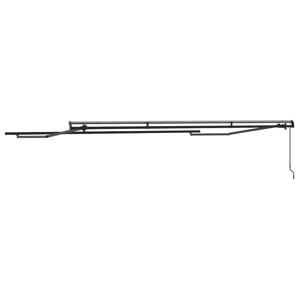 Tenda da Sole Antracite 4.5 x 2.5 m Metallo