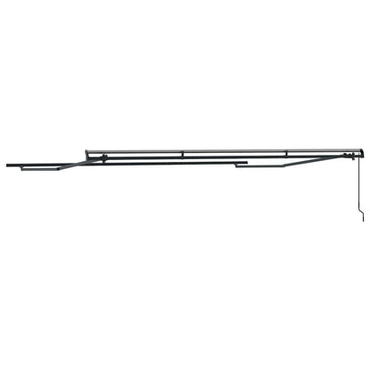 Tenda da Sole Antracite 4.5 x 2.5 m Metallo