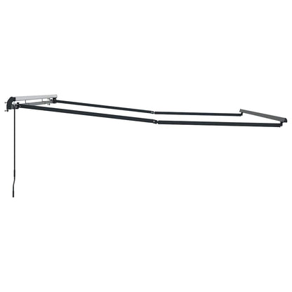 Tenda da Sole Antracite 4.5 x 2.5 m Metallo