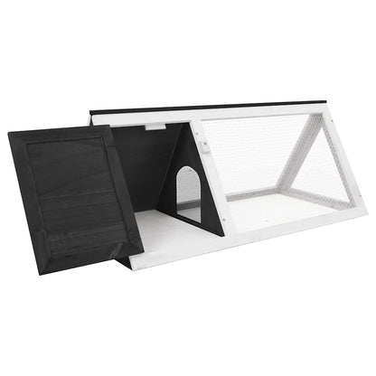 Conigliera in Legno Grigia - homemem39