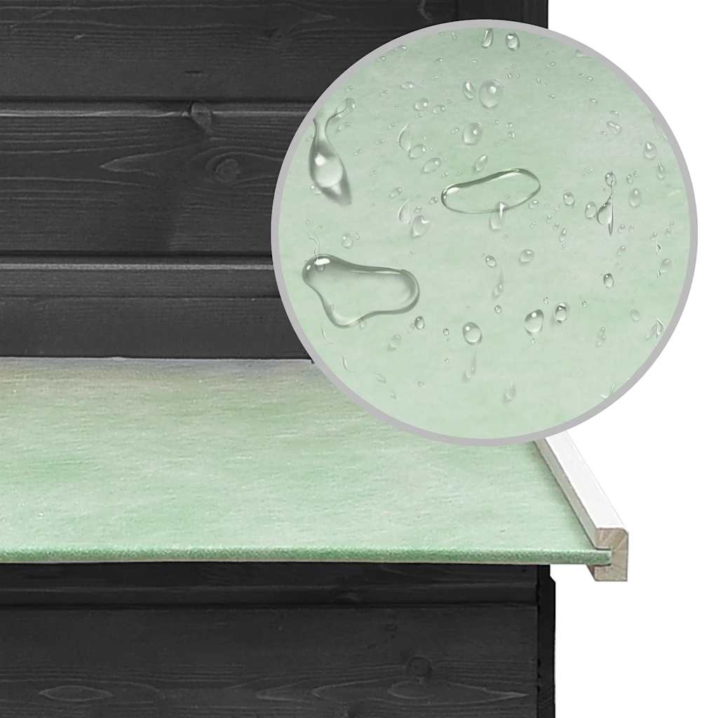 Pollaio Grigio 170x81x110 cm in Legno Massello di Pino e Abete - homemem39