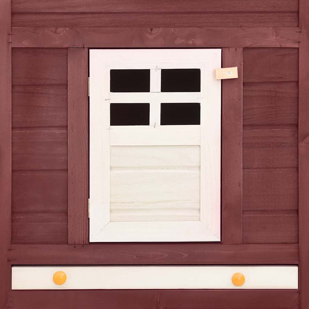 Conigliera per Esterni Grande Moca e Bianca in Legno di Abete - homemem39