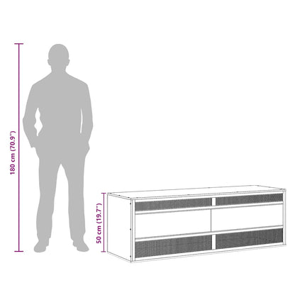 Terrario in Legno Multistrato 120x50x50 cm - homemem39
