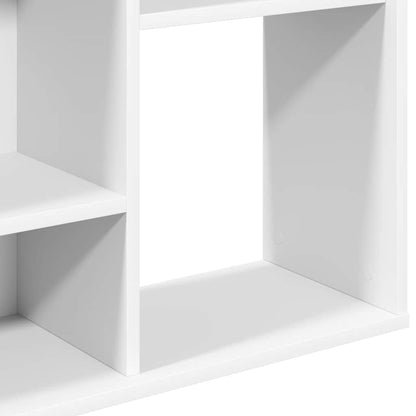 Libreria/Divisorio Bianco 100x24x140 cm in Legno Multistrato