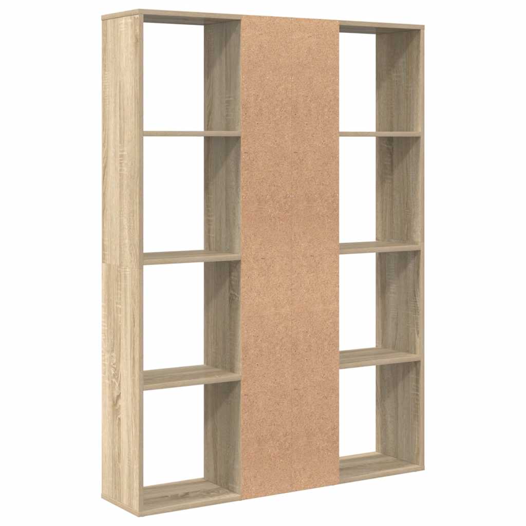 Libreria/Divisorio Rovere Sonoma 100x24x140cm Legno Multistrato