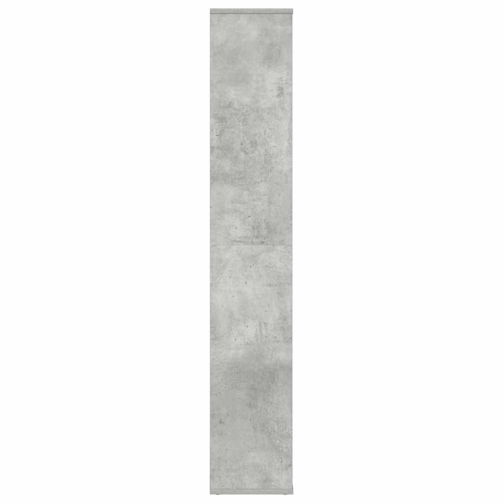 Libreria/Divisorio Grigio Cemento 100x24x140 cm in Multistrato