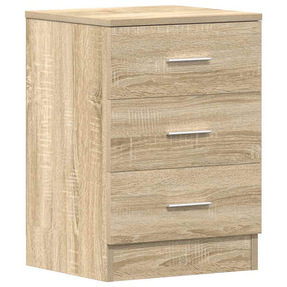 Comodino Rovere Sonoma 38x35x56 cm in Legno Multistrato - homemem39