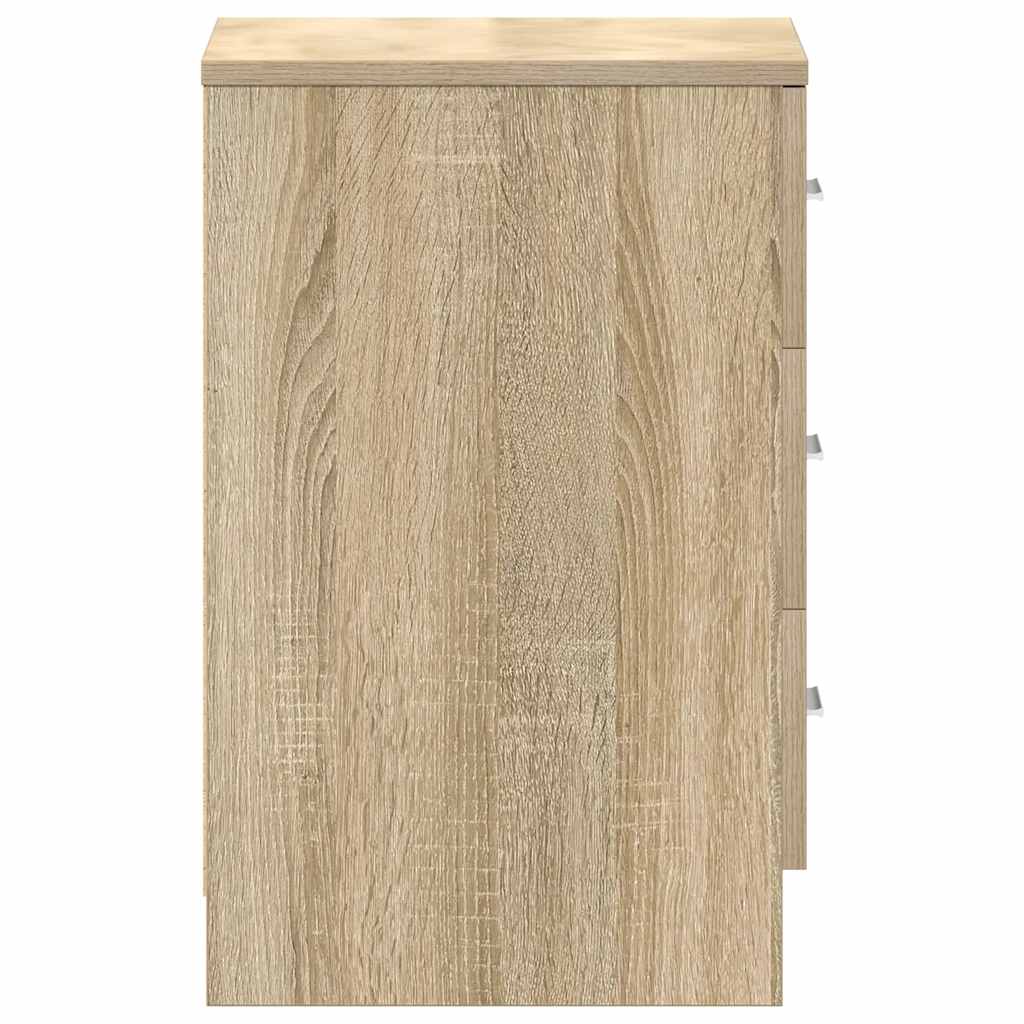 Comodini 2 pz Rovere Sonoma 38x35x56 cm in Legno Multistrato - homemem39