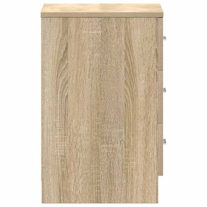 Comodini 2 pz Rovere Sonoma 38x35x56 cm in Legno Multistrato - homemem39