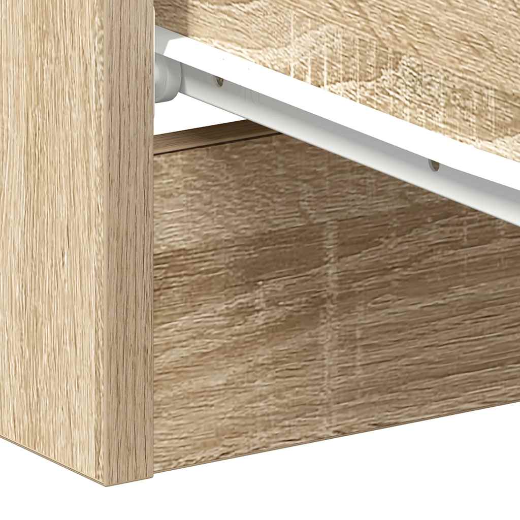 Comodini 2 pz Rovere Sonoma 38x35x56 cm in Legno Multistrato - homemem39