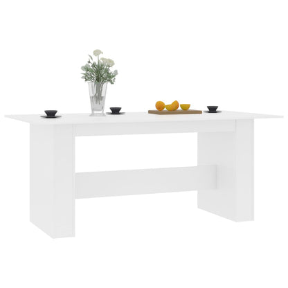 Tavolo da Pranzo Bianco 180x90x76 cm in Legno Multistrato - homemem39