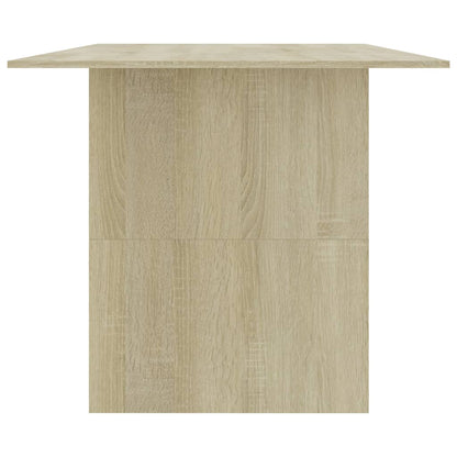 Tavolo da Pranzo Rovere Sonoma 180x90x76cm in Legno Multistrato - homemem39