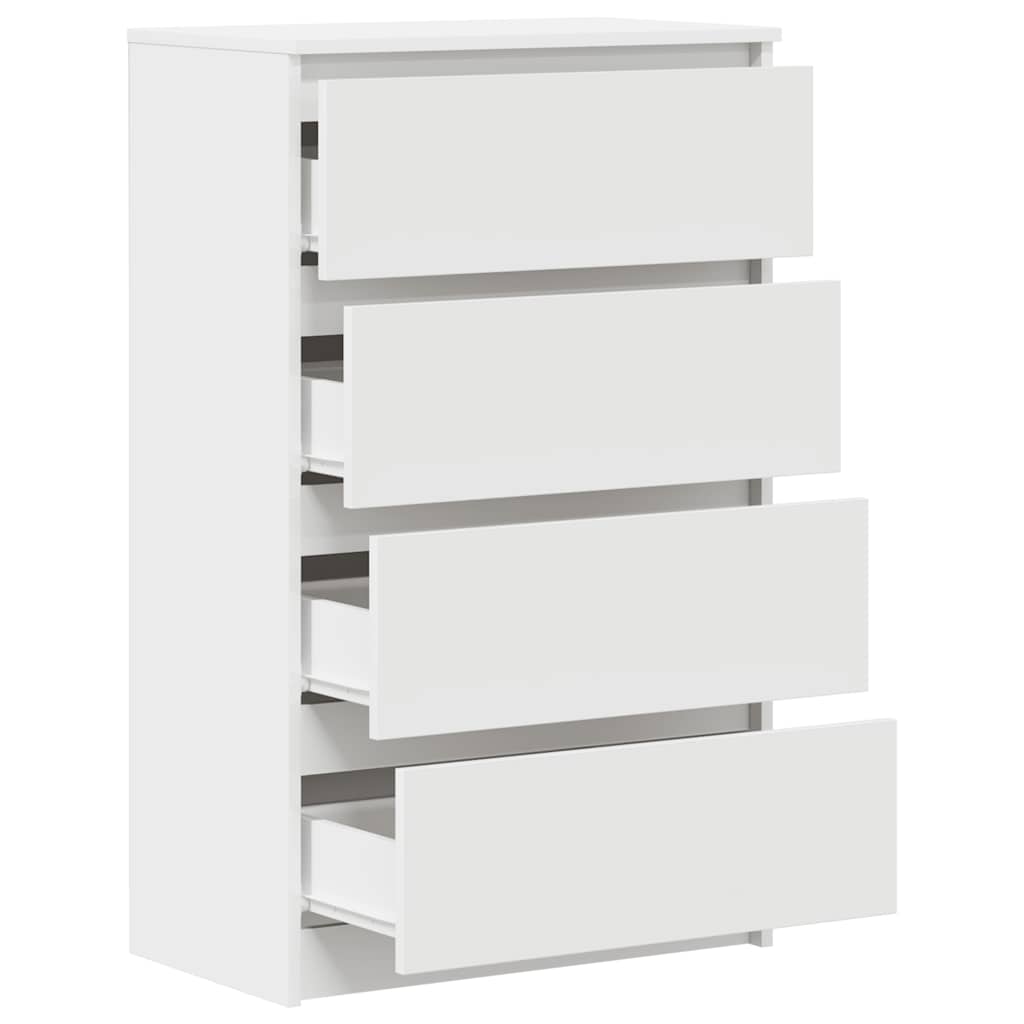 Credenza Bianca 60x35x98,5 cm in Legno Multistrato - homemem39