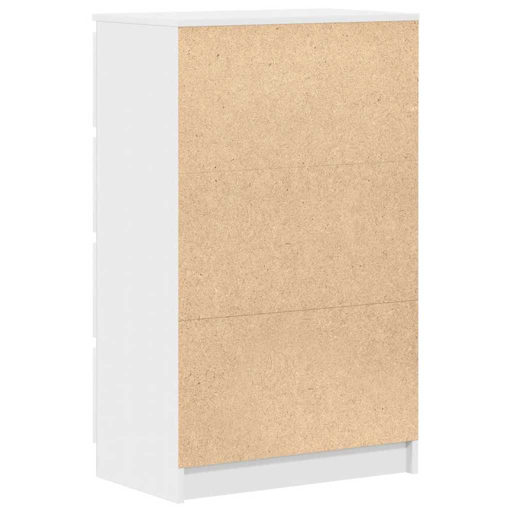 Credenza Bianca 60x35x98,5 cm in Legno Multistrato - homemem39